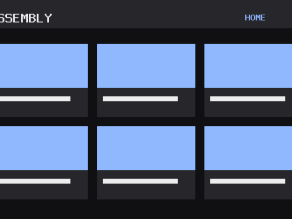 The Assembly theme, home template