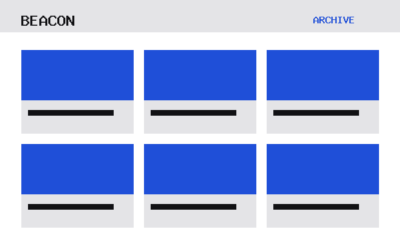 The Beacon theme, archive template
