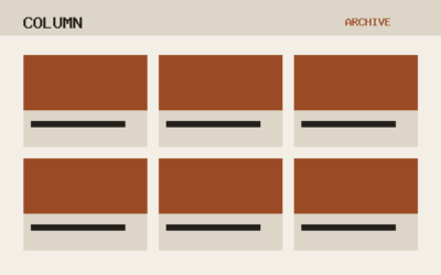 The Column theme, archive template