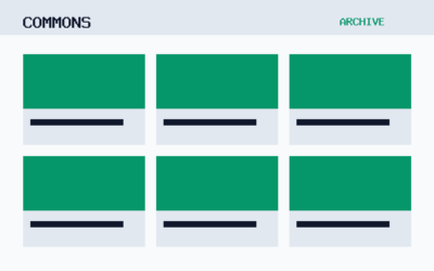 The Commons theme, archive template