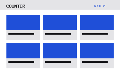 The Counter theme, archive template