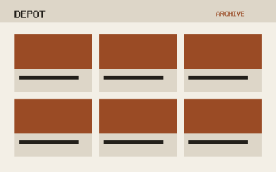 The Depot theme, archive template