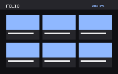 The Folio theme, archive template