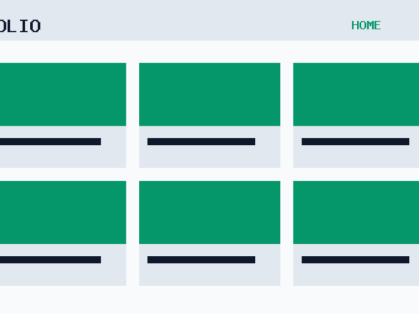 The Folio theme, home template