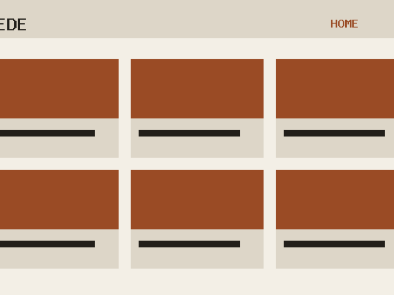 The Lede theme, home template