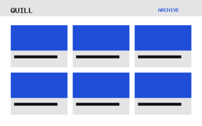 The Quill theme, archive template
