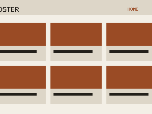 The Roster theme, home template