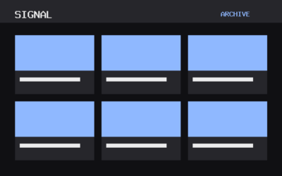 The Signal theme, archive template