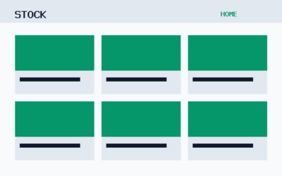 The Stock theme, home template