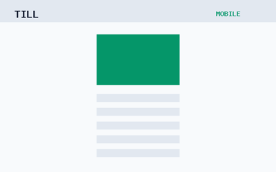 The Till theme, mobile template